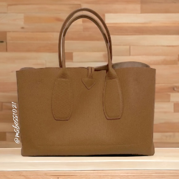 Longchamp Roseau Large Tote in Natural BRAND NEW - Picture 3 of 5